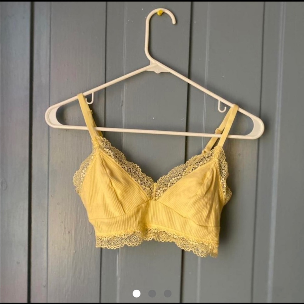 Yellow bralette, Adult small